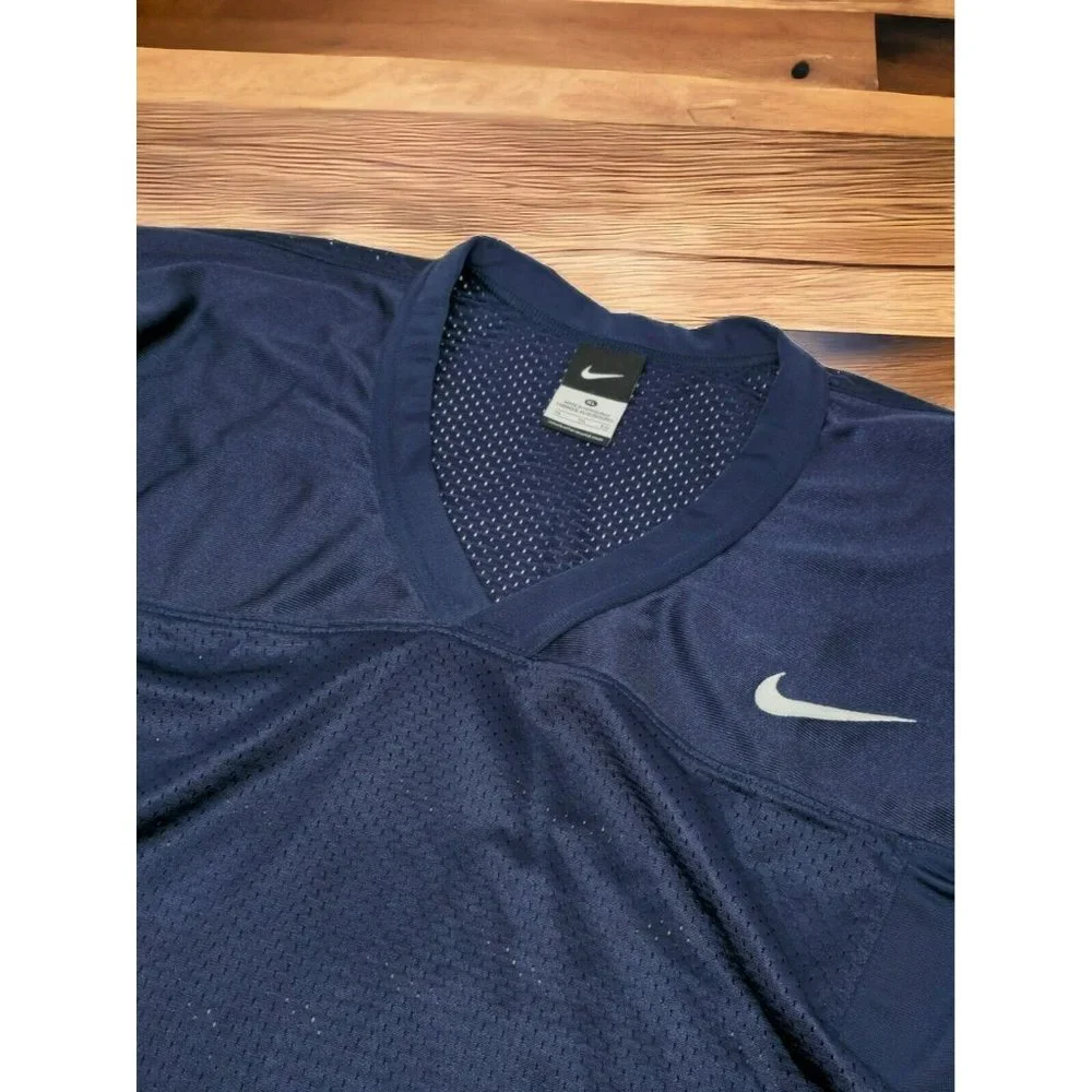 Nike Jersey VTG Navy Blue Practice Football Men's XL Authentic Official On Field